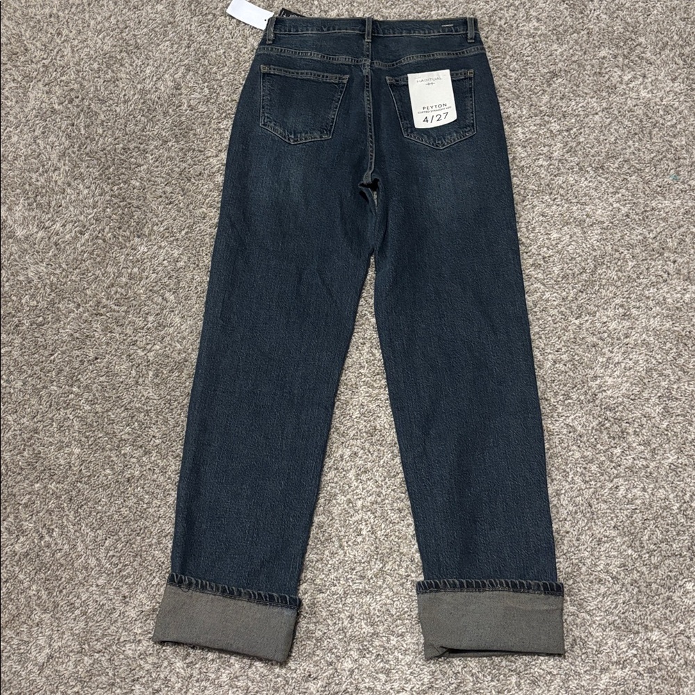 NWT Habitual Peyton Cuffed Straight Leg Jeans 27 - Picture 6 of 15